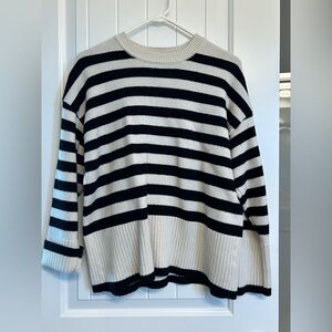 Striped Black and White Sweater
